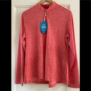 NWT Greg Norman Women’s 1/4 zip Mock Neck Golf Top